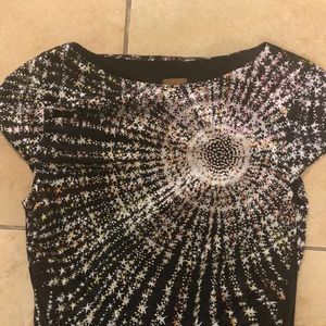 Ali Ro silk/spandex mini dress 4